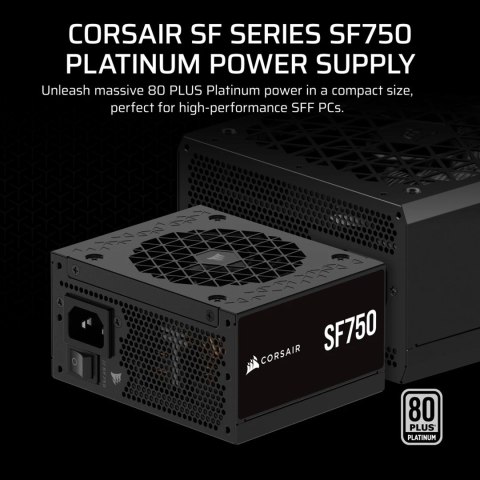 Corsair CP-9020284-EU moduł zasilaczy 750 W 24-pin ATX ATX Czarny
