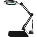ZD141 Lampka lupa kosmetyczna biurkowa