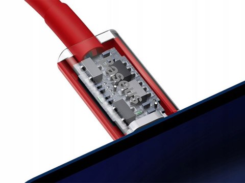 BASEUS Kabel USB - Lightening Superior Series, 2.4A, 1m (czerwony) CALYS-A09