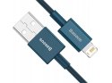 BASEUS Kabel USB Lightning iPhone Superior Series, 2.4A, 1m (niebieski) CALYS-A03