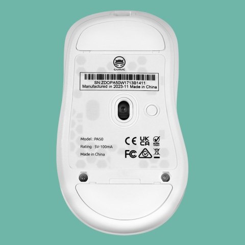 Mysz gamingowa GAMIAC PA50 - biała