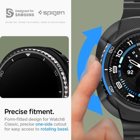 Spigen Liquid Air - Obudowa do Samsung Galaxy Watch 8 Classic 46 mm (Matte Black)