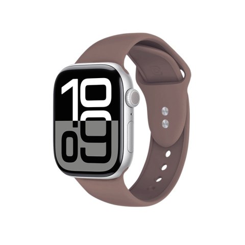 Crong Liquid - Pasek do Apple Watch 44/45/46/49 mm (brązowy)