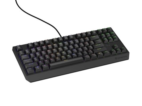 KLAWIATURA DLA GRACZY GENESIS THOR 230 TKL US RGB MECHANICZNA OUTEMU RED CZARNA HOT SWAP