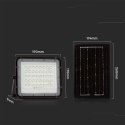 Projektor LED Solarny V-TAC 6W Pilot, AUTO, Timer, IP65 Czarny VT-40W 4000K 400lm