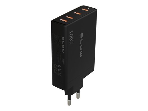 Ładowarka sieciowa gniazdo usb-cx4 pd 100w gan czarna