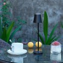 Lampka Biurkowa Nocna V-TAC 1,5W LED 27,5cm Ładowanie Ściemnianie IP54 Czarna VT-7997 3000K 150lm