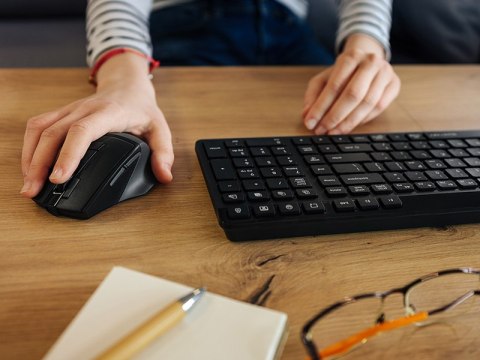 Mysz A4TECH FSTYLER FB45 CS AIR2 RF (2.4G+BT) Stone Grey (Silent)