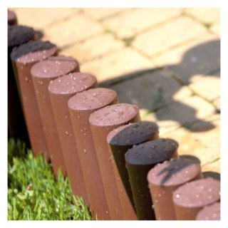 Palisada ogrodowa IPAL Plus 2,4m brązowa