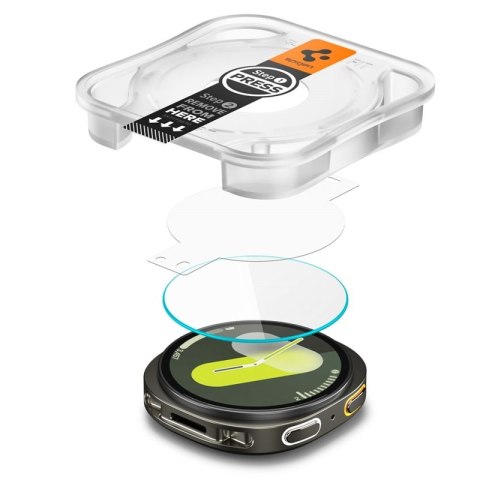 Spigen GLAS.TR EZ FIT 2-Pack - Szkło hartowane do Samsung Galaxy Watch 8 44 mm (2 szt)