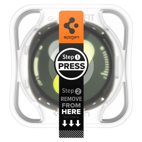 Spigen GLAS.TR EZ FIT 2-Pack - Szkło hartowane do Samsung Galaxy Watch 8 44 mm (2 szt)