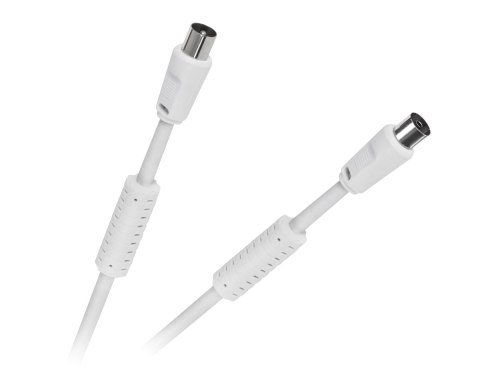 Kabel TV-Video biały kątowo/kątowy 2,0m