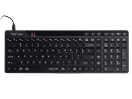 Klawiatura A4TECH FSTYLER FBK27CAS Black 2.4GHz+BT (Silent)