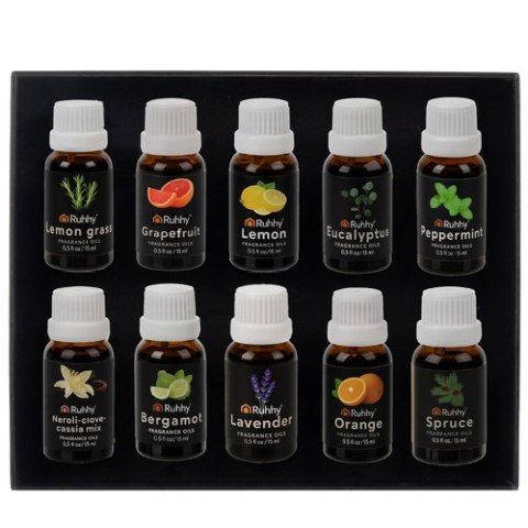 Olejek eteryczny- zestaw 10szt. 15ml Ruhhy 21938
