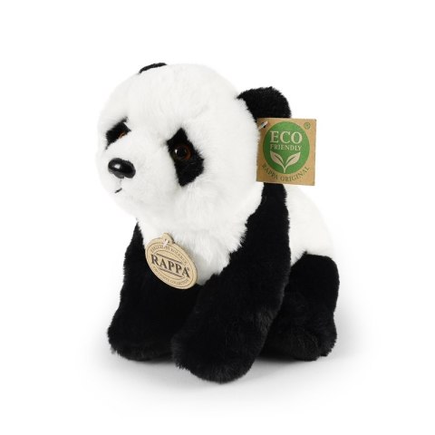 Rappa - Pluszowa realistyczna maskotka Panda siedząca 23 cm Eco-Friendly Soft Collection