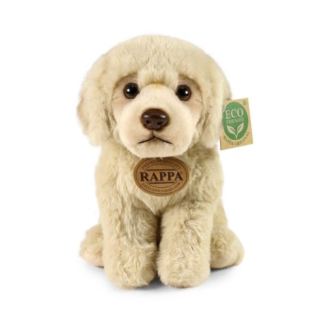 Rappa - Pluszowa realistyczna maskotka Pies Labrador Retriever siedzący 23 cm Eco-Friendly Soft Collection