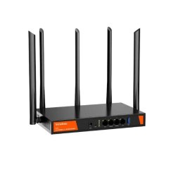 Tenda W30E AX3000 router bezprzewodowy Gigabit Ethernet Dual-band (2.4 GHz/5 GHz) Czarny