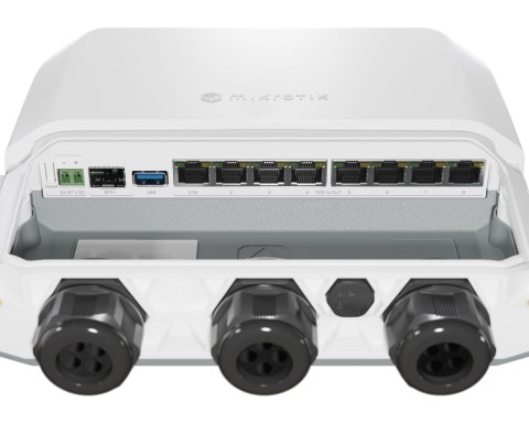 Mikrotik RB5009UPr+S+OUT ruter 2.5 Gigabit Ethernet, Gigabit Ethernet Biały