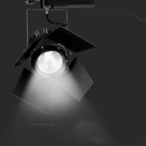 Oprawa Szynosystem 3F V-TAC 33W LED SAMSUNG CHIP CRI90+ Czarna VT-433 4000K 3000lm 5 Lat Gwarancji
