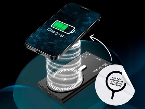 Power bank TRACER AirMag2 5000mAh PD20W+15W Mag