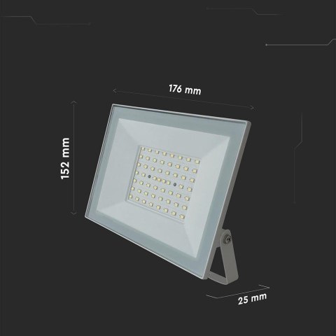 Projektor LED V-TAC 50W LED SMD 4000K Biały VT-44054 4000K 4000lm