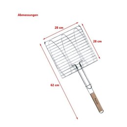 Ruszt do pieczenia ryb potrójny Master Grill MG282