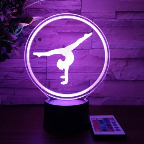 ZD98F Lampka nocna gimnastyka 3d led