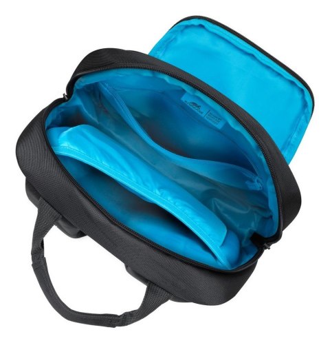 Plecak do notebooka 13,3"-14" RIVACASE ECO Alpendorf 7523, czarny, z ekologicznego, wodoodpornego materiału z recyklingu (rPET)