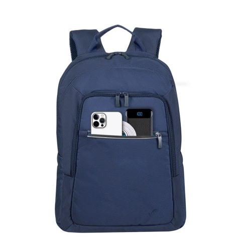 Plecak do notebooka 15,6"-16" RIVACASE ECO Alpendorf 7561, granatowy, z ekologicznego, wodoodpornego materiału z recyklingu (rPE