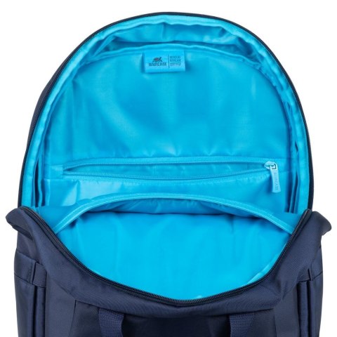 Plecak do notebooka 15,6"-16" RIVACASE ECO Alpendorf 7561, granatowy, z ekologicznego, wodoodpornego materiału z recyklingu (rPE
