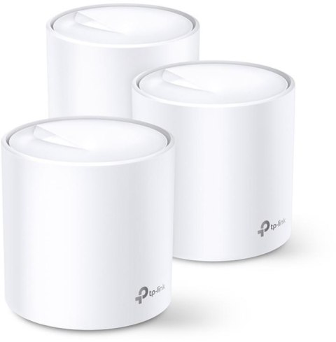 TP-Link Deco X20 (3-pack) Dual-band (2.4 GHz/5 GHz) Wi-Fi 5 (802.11ac) Biały 2 Wewnętrzne