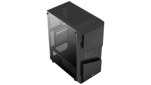 Aerocool Menace Saturn FRGB Midi-Tower, Szkło Hartowane - czarne