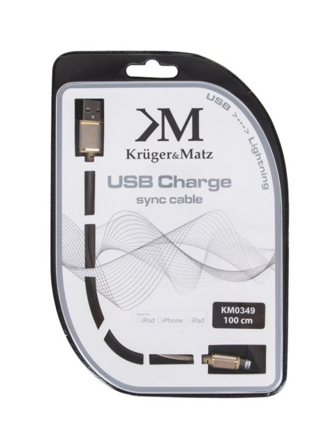 KM0349 Kabel USB A/M do modelu Apple c48/m 1.0m Kruger&Matz