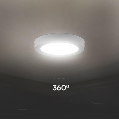 Panel Natynkowy V-TAC 18W LED SAMSUNG CHIP Okrągły 215x30mm VT-60018RD-S 4000K 1980lm 5 Lat Gwarancji