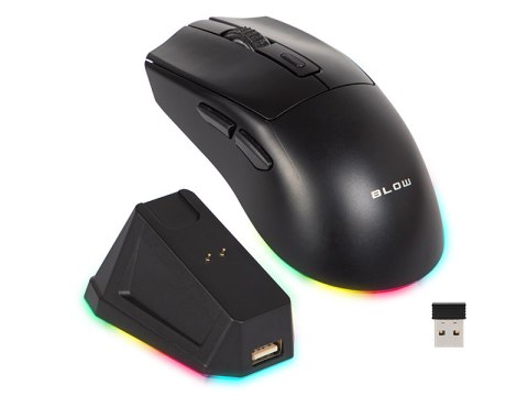 Optický myší výdech adrenalinu omega černý úder