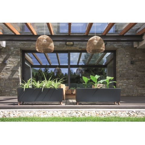 Doniczka URBI CASE DUC800N - antracytowy Prosperplast