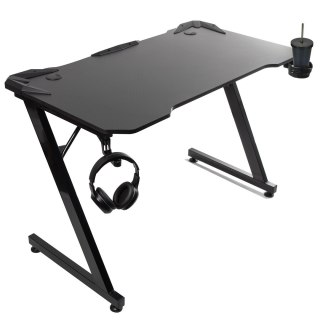 MACLEAN Biurko gamingowe 150kg Czarne RS345 Maclean