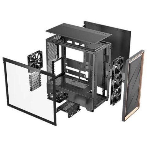 Obudowa Antec FLUX Midi Tower czarna 0-761345-10133-2 Antec