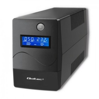 Qoltec Monolith zasilacz UPS Podwójnej konwersji (online) 1 kVA 600 W 2 x gniazdo sieciowe Qoltec