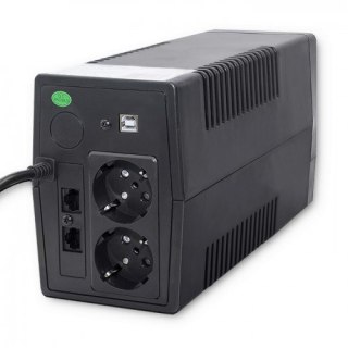 Qoltec Monolith zasilacz UPS Podwójnej konwersji (online) 1 kVA 600 W 2 x gniazdo sieciowe Qoltec