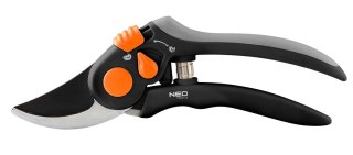 Sekator by-pass 200 mm, zakres do 18 mm, regulowany rozstaw NEO TOOLS