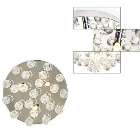 ZD78A Lampa wisząca kryształki glamour ATL