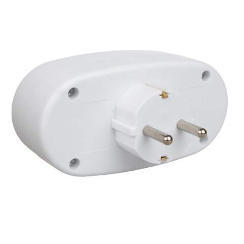 Gniazdko prądowe Maclean, rozgałęźnik z 2 gniazdami i wyłącznikiem, typu F, 2x16A, MCE338 F Maclean