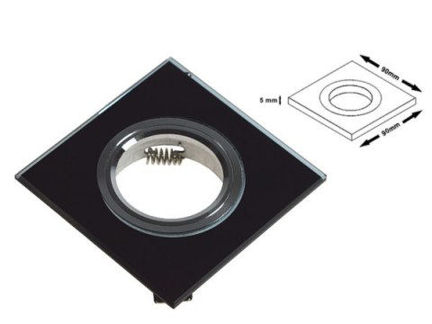 Oprawa sufitowa Kanzel Black