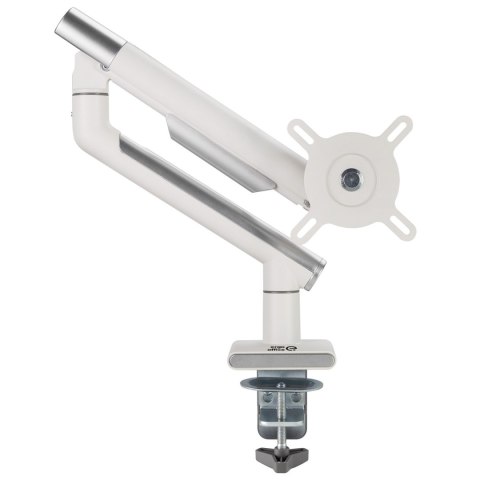 Uchwyt do monitora Ergo Office, premium ze sprężyną gazową, podwójne ramię, 17"-32" 9 kg, biały, ER-437 Ergo Office