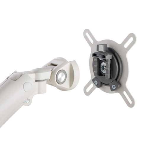 Uchwyt do monitora Ergo Office, premium ze sprężyną gazową, podwójne ramię, 17"-32" 9 kg, biały, ER-437 Ergo Office