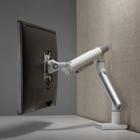 Uchwyt do monitora Ergo Office, premium ze sprężyną gazową, podwójne ramię, 17"-32" 9 kg, biały, ER-437 Ergo Office