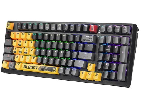 Klawiatura mechaniczna A4TECH BLOODY S98 USB Sports Lime (BLMS Red Plus Switches) A4TECH