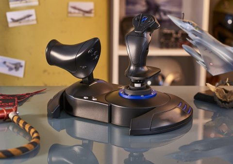 Joystick THRUSTMASTER T-FLIGHT Hotas 4 Official 4160664 (PC, PS4; kolor czarny) THRUSTMASTER