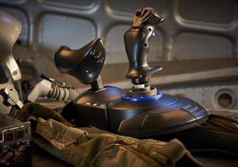 Joystick THRUSTMASTER T-FLIGHT Hotas 4 Official 4160664 (PC, PS4; kolor czarny) THRUSTMASTER